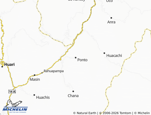 Carte MICHELIN Ponto - ViaMichelin