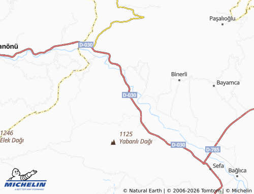 Mappa MICHELIN İmamlı - ViaMichelin
