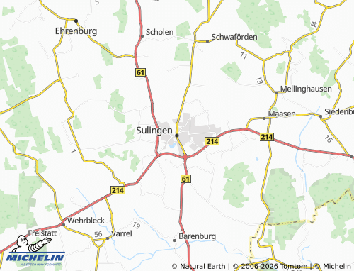 Mappa MICHELIN Sulingen - ViaMichelin