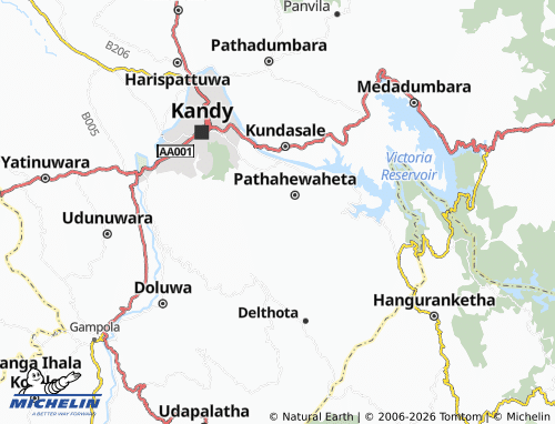 Mapa MICHELIN Ethulgama East - ViaMichelin