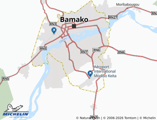 MICHELIN Niaymakorobougou map - ViaMichelin