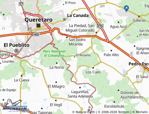 Mappa MICHELIN El Rosario - ViaMichelin