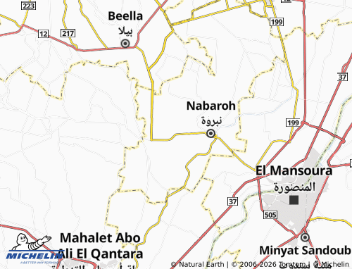 Mapa MICHELIN Dareen - ViaMichelin