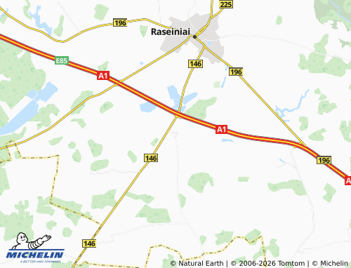 Mappa MICHELIN Kalnujai - ViaMichelin