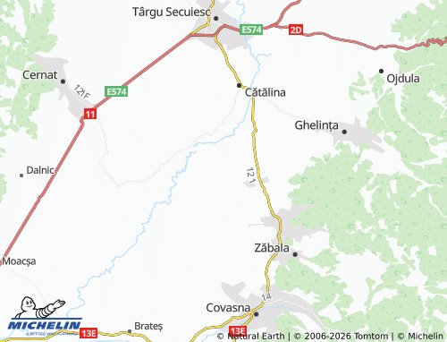 MICHELIN Peteni map - ViaMichelin