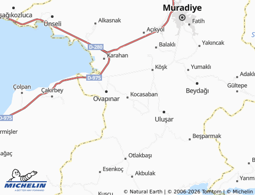 Mappa MICHELIN Kocasaban - ViaMichelin