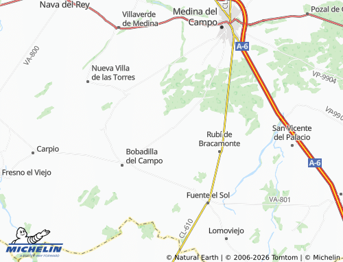MICHELIN Velascálvaro map - ViaMichelin