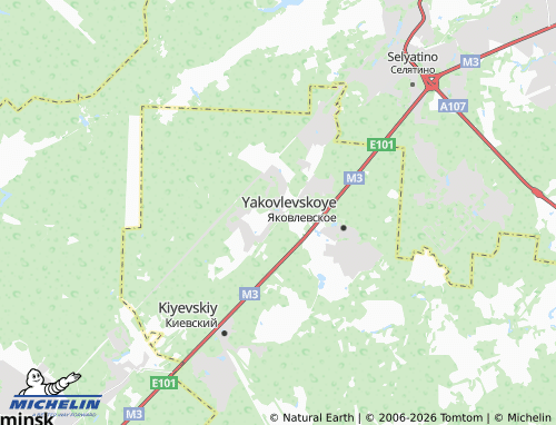 Carte MICHELIN Pakhorka - ViaMichelin