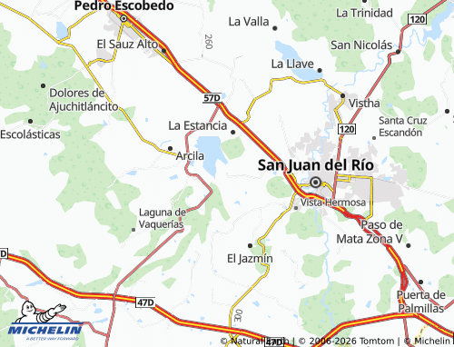 MICHELIN-Landkarte El Rosario - ViaMichelin