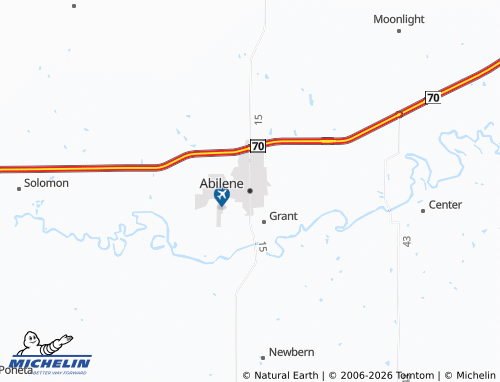 Mapa MICHELIN Abilene - ViaMichelin