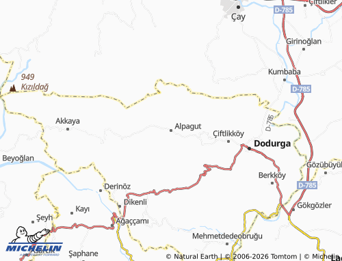 Mappa MICHELIN Alpagut - ViaMichelin