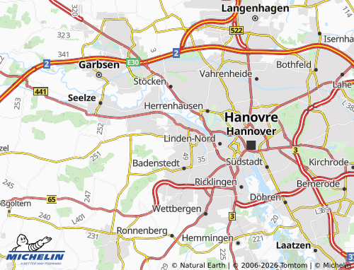MICHELIN Ahlem map - ViaMichelin