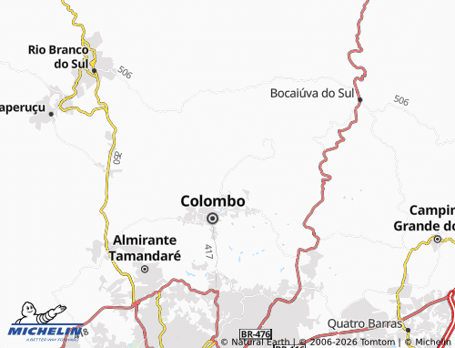 MICHELIN Serrinha map - ViaMichelin
