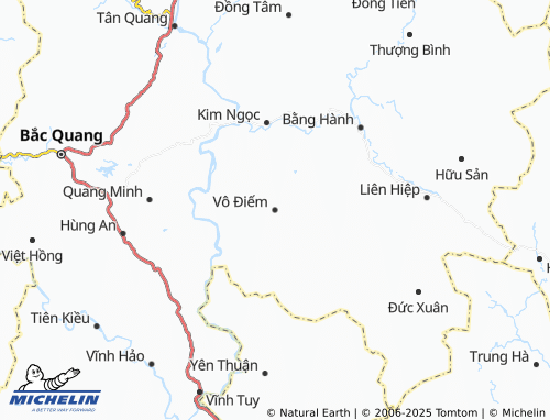 MICHELIN Vô Điếm map - ViaMichelin