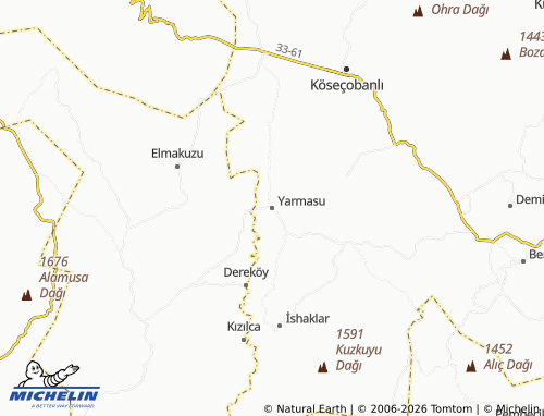 Mappa MICHELIN Yarmasu - ViaMichelin