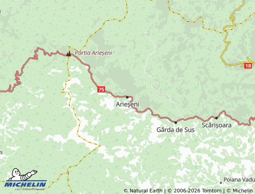 Mappa MICHELIN Arieșeni - ViaMichelin
