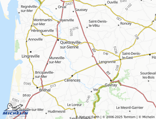 Carte MICHELIN Urville - ViaMichelin