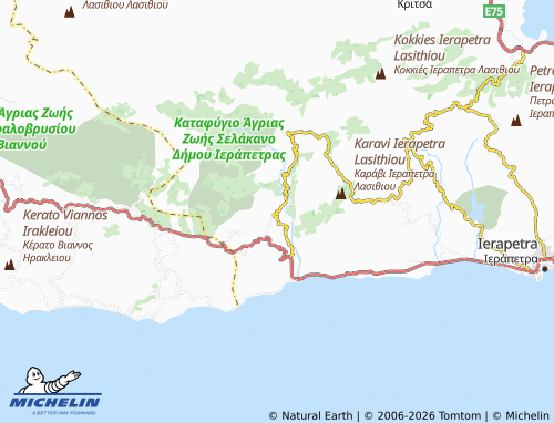 Carte MICHELIN Mythoi - ViaMichelin