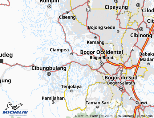 MICHELIN-Landkarte Benteng - ViaMichelin