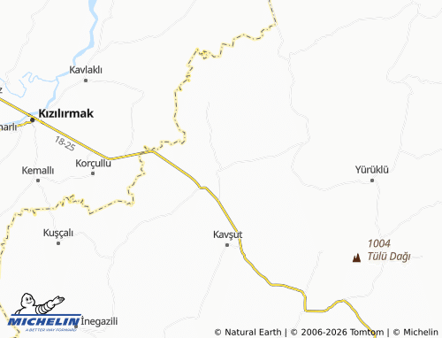 MICHELIN Tokullu map - ViaMichelin