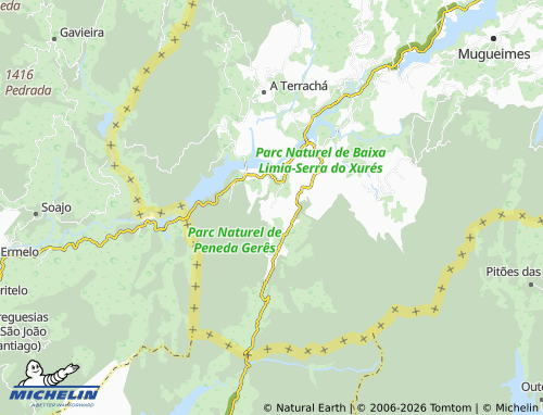 MICHELIN Padrendo map - ViaMichelin