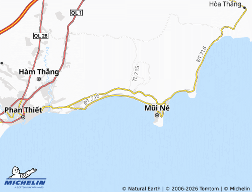 Mapa MICHELIN Hàm Tiến - ViaMichelin