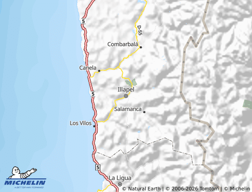 Mapa MICHELIN Choapa - ViaMichelin