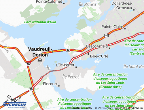 MICHELIN Senneville map - ViaMichelin
