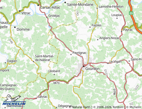 Kaart MICHELIN Payrignac - ViaMichelin