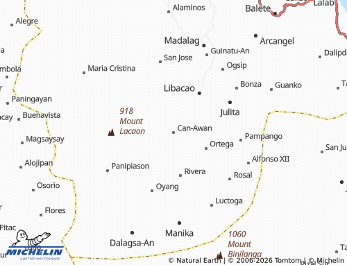 MICHELIN Can-Awan map - ViaMichelin