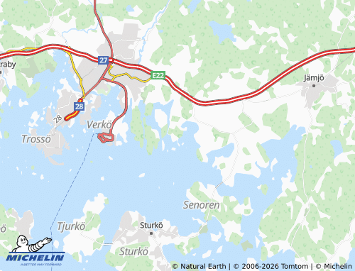 Carte MICHELIN Torsnäs - ViaMichelin