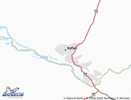 MICHELIN-Landkarte Kafue - ViaMichelin