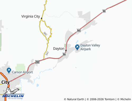 Kaart MICHELIN Dayton - ViaMichelin