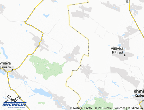 Kaart MICHELIN Zalissia - ViaMichelin