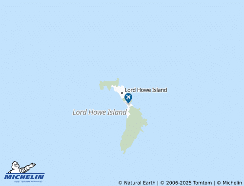 Mapa MICHELIN Lord Howe Island - ViaMichelin