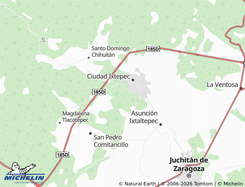 Kaart MICHELIN Juquilita - ViaMichelin