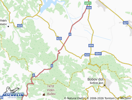 Mappa MICHELIN Izvor - ViaMichelin