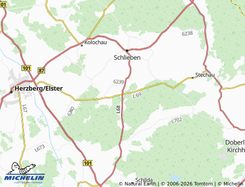 MICHELIN Oelsig map - ViaMichelin