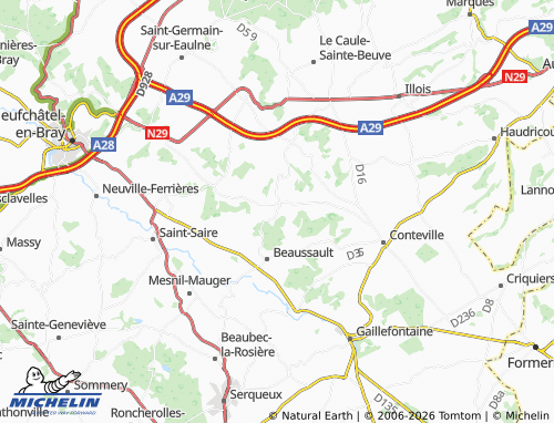 MICHELIN Grattenoix map - ViaMichelin