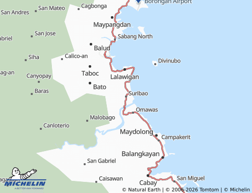 MICHELIN Suribao map - ViaMichelin