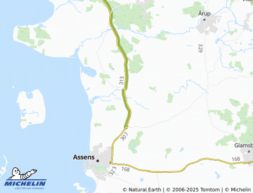 MICHELIN Salbrovad map - ViaMichelin