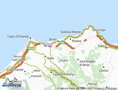 MICHELIN Fosso Gelso map - ViaMichelin