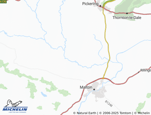 MICHELIN Great Habton map - ViaMichelin