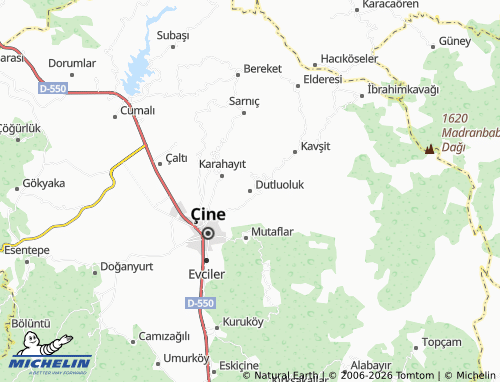 MICHELIN Dutluoluk map - ViaMichelin