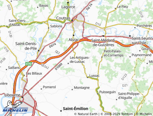 Mapa MICHELIN Grézard - ViaMichelin