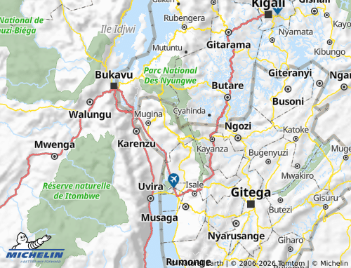 Mappa MICHELIN Bukinanyana - ViaMichelin