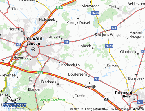 Mapa MICHELIN Pellenberg - ViaMichelin