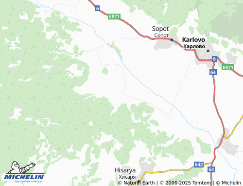 MICHELIN Kliment map - ViaMichelin