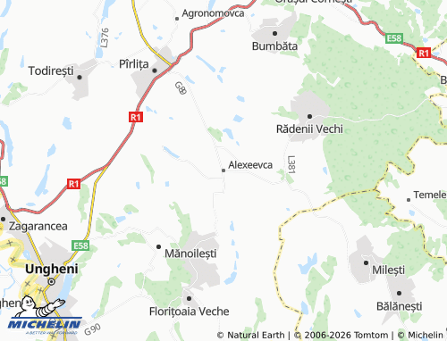 MICHELIN Alexeevca map - ViaMichelin