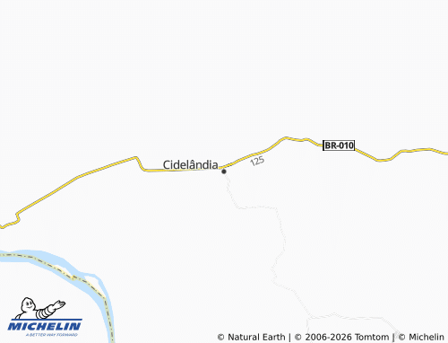 Mappa MICHELIN Cidelândia - ViaMichelin